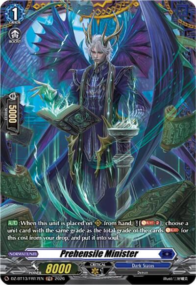 Prehensile Minister [D-Format] DZ-BT13/FR17EN
