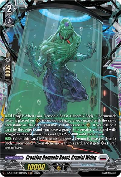 Creation Demonic Beast, Cranial Wring [D-Format] DZ-BT13/FR19EN