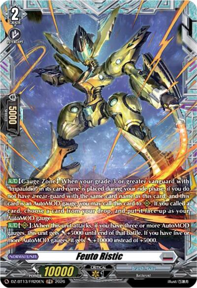 Feuto Ristic [D-Format] DZ-BT13/FR20EN