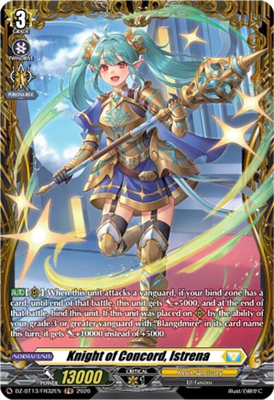 Knight of Concord, Istrena [D-Format] DZ-BT13/FR32EN