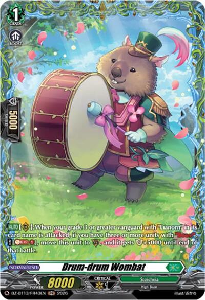 Drum-drum Wombat [D-Format] DZ-BT13/FR43EN
