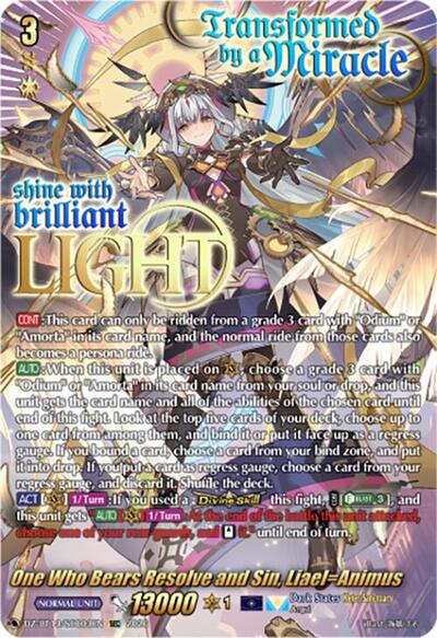 One Who Bears Resolve and Sin, Liael=Animus [D-Format] DZ-BT13/SEC03EN