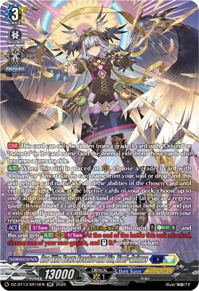 One Who Bears Resolve and Sin, Liael=Animus [D-Format] DZ-BT13/SR10EN