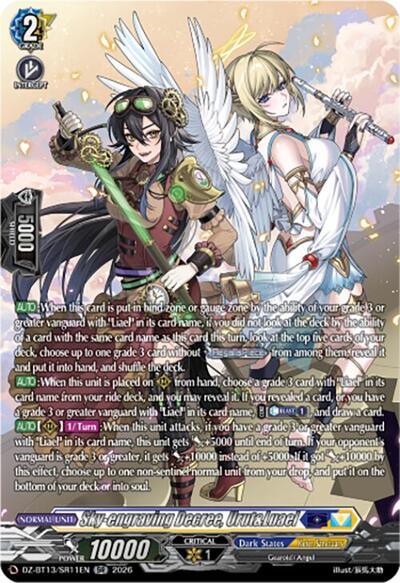 Sky-engraving Decree, Urut&Luael [D-Format] DZ-BT13/SR11EN