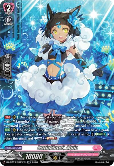 LettiaMateS, Alpin [D-Format] DZ-BT13/SR43EN