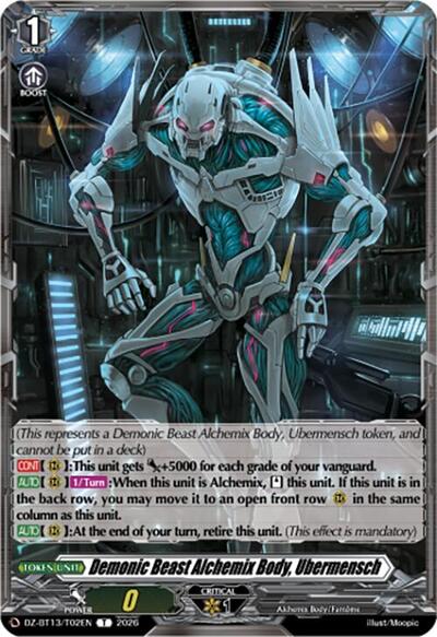 Demonic Beast Alchemix Body, Ubermensch [D-Format] DZ-BT13/T02EN