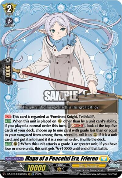 Mage of a Peaceful Era, Frieren [D-Format] DZ-BT13/EX05EN