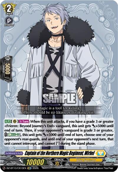 Captain of the Northern Magic Regiment, Wirbel [D-Format] DZ-BT13/EX13EN