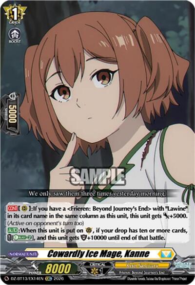 Cowardly Ice Mage, Kanne [D-Format] DZ-BT13/EX14EN