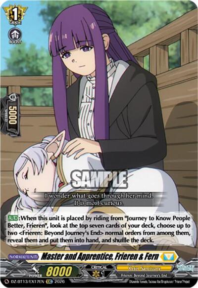 Master and Apprentice, Frieren & Fern [D-Format] DZ-BT13/EX17EN
