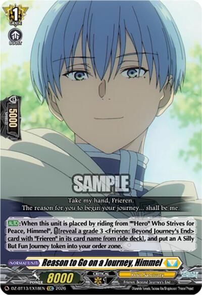 Reason to Go on a Journey, Himmel [D-Format] DZ-BT13/EX18EN