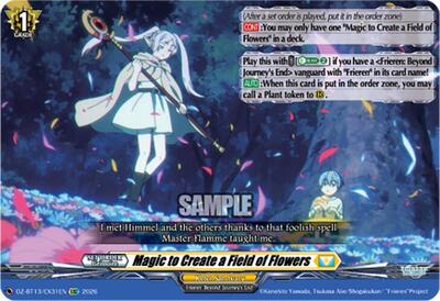 Magic to Create a Field of Flowers [D-Format] DZ-BT13/EX31EN