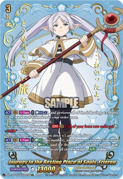 Journey to the Resting Place of Souls, Frieren [D-Format] DZ-BT13/EXS02EN