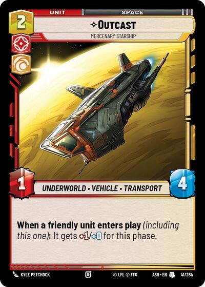 Outcast, Mercenary Starship 