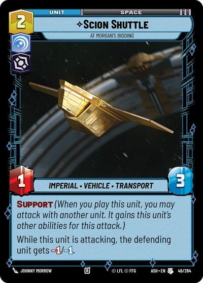 Scion Shuttle, At Morgan's Bidding 