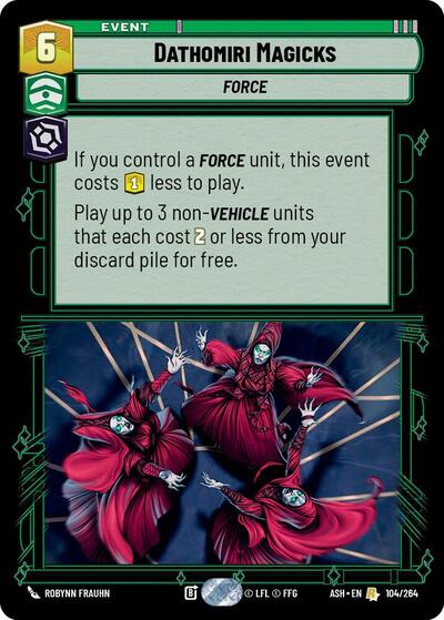 Dathomiri Magicks — Ashes of the Empire: Extras: Hyperspace