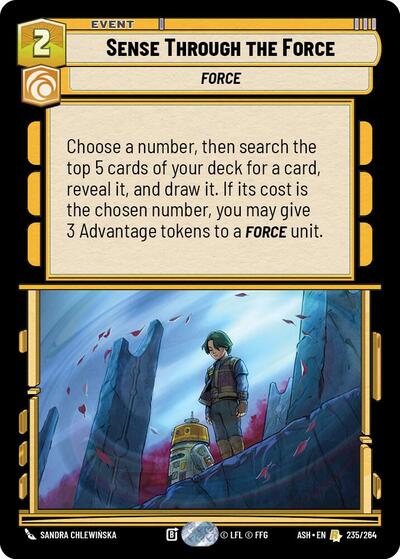 Sense Through the Force — Ashes of the Empire: Extras: Hyperspace