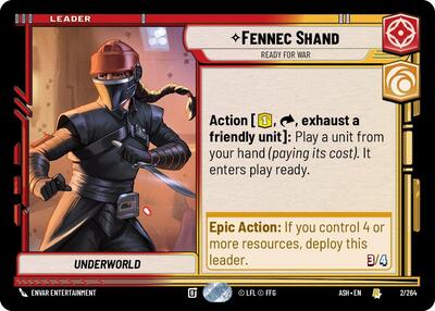 Fennec Shand, Ready for War 