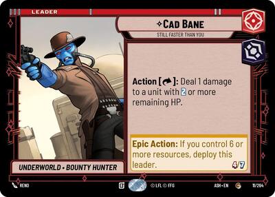 Cad Bane, Still Faster than You 