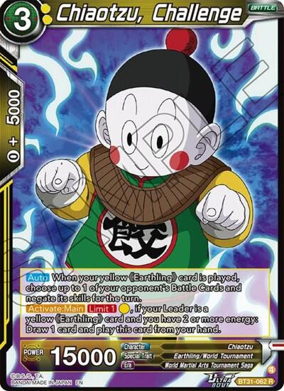 Chiaotzu, Challenge BT31-062