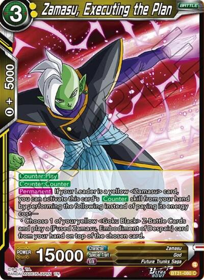 Zamasu, Executing the Plan BT31-080