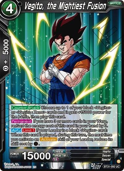 Vegito, the Mightiest Fusion BT31-092
