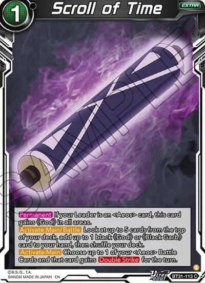 Scroll of Time BT31-113