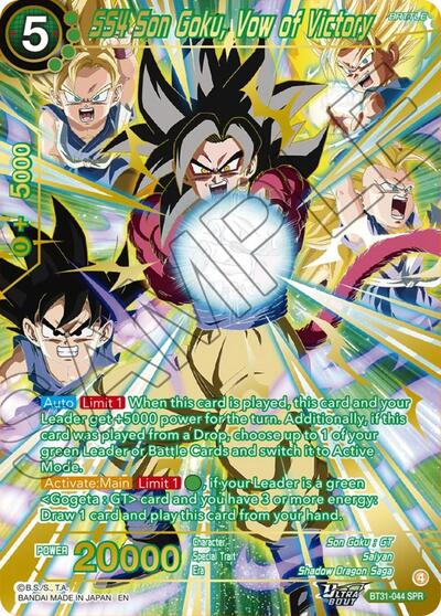 SS4 Son Goku, Vow of Victory BT31-044