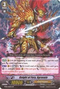 Knight of Fury, Agravain [G Format] BT06/015EN