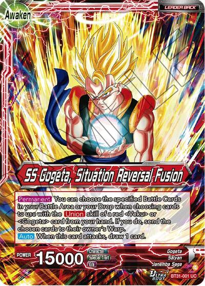 Son Goku & Vegeta // SS Gogeta, Situation Reversal Fusion BT31-001