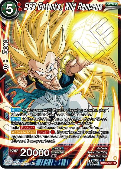 SS3 Gotenks, Wild Rampage BT31-006