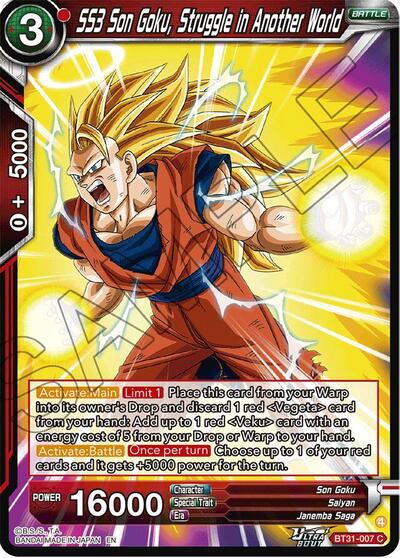 SS3 Son Goku, Struggle in Another World BT31-007