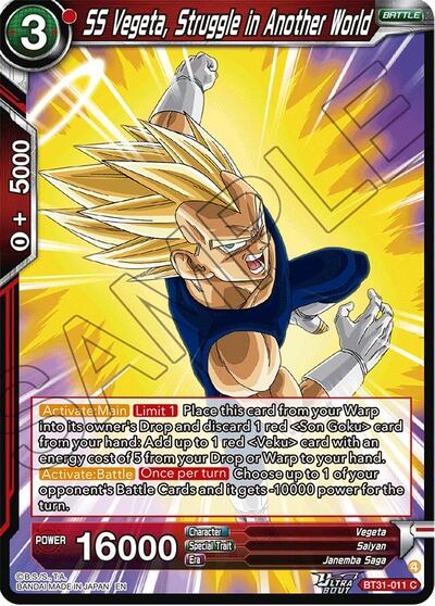 SS Vegeta, Struggle in Another World BT31-011