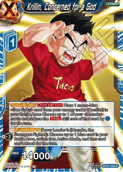 Krillin, Concerned for a God BT31-028