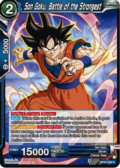 Son Goku, Battle of the Strongest BT31-029