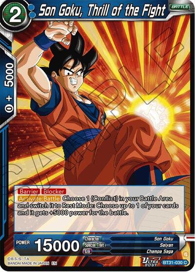 Son Goku, Thrill of the Fight BT31-030