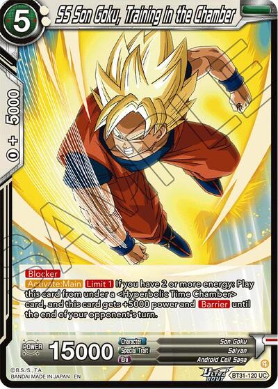 SS Son Goku, Training in the Chamber BT31-120