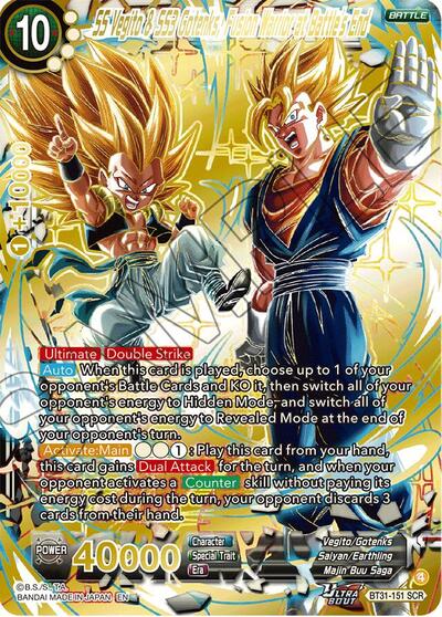 SS Vegito & SS3 Gotenks, Fusion Warrior at Battle's End BT31-151
