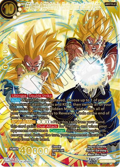 SS Vegito & SS3 Gotenks, Fusion Warrior at Battle's End BT31-151