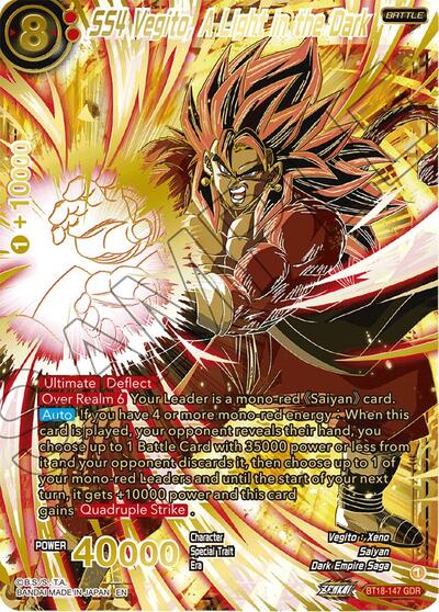 SS4 Vegito, A Light in the Dark BT18-147