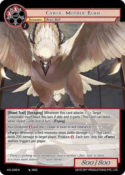 Cyrux, Mother Rukh 