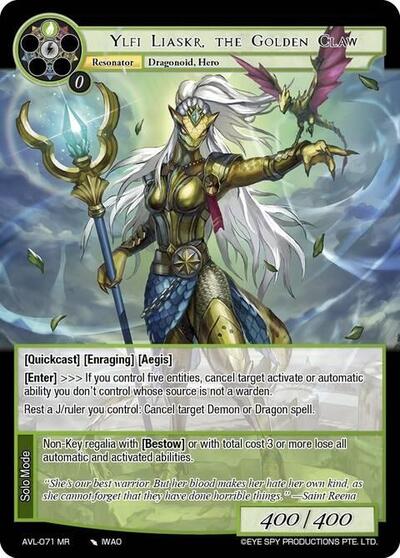 Ylfi Liaskr, the Golden Claw 