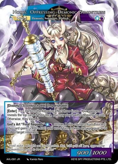 Sylthmir's Mastermind, Noihs // Noihs, Oppressing Demonic Songstress 