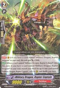 Military Dragon, Raptor Captain [G Format] BT08/030EN