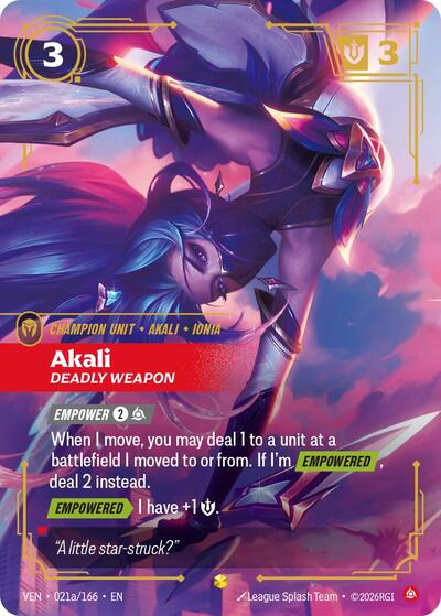 Akali, Deadly Weapon 021a/166