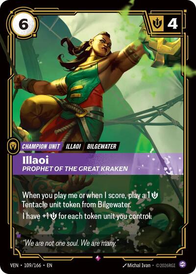 Illaoi, Prophet of the Great Kraken 109/166