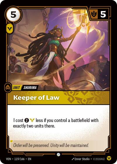 Keeper of Law 119/166