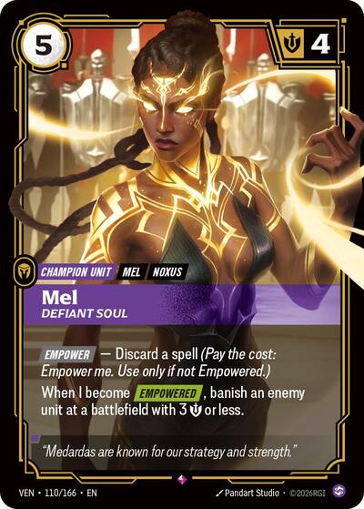 Mel, Defiant Soul 110/166