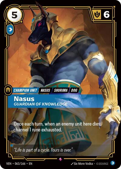 Nasus, Guardian of Knowledge 063/166