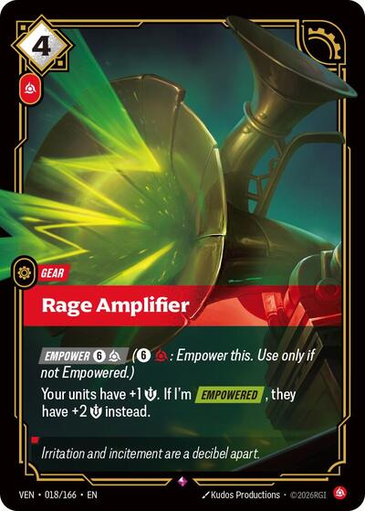 Rage Amplifier 018/166